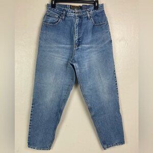 Vtg Bonjour Women's High Waist Mom Jeans 28x28 (tag 13/14) baggy 80s 90s